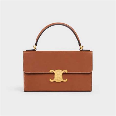 Women's Box Triomphe In Natural Calfskin 